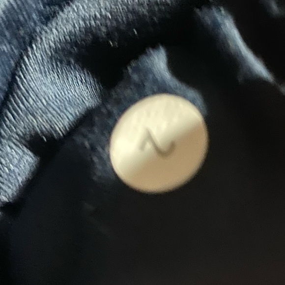 Lululemon Wunder Under Blue Patchwork Cropped Leggings Size 2 - Picture 5 of 5